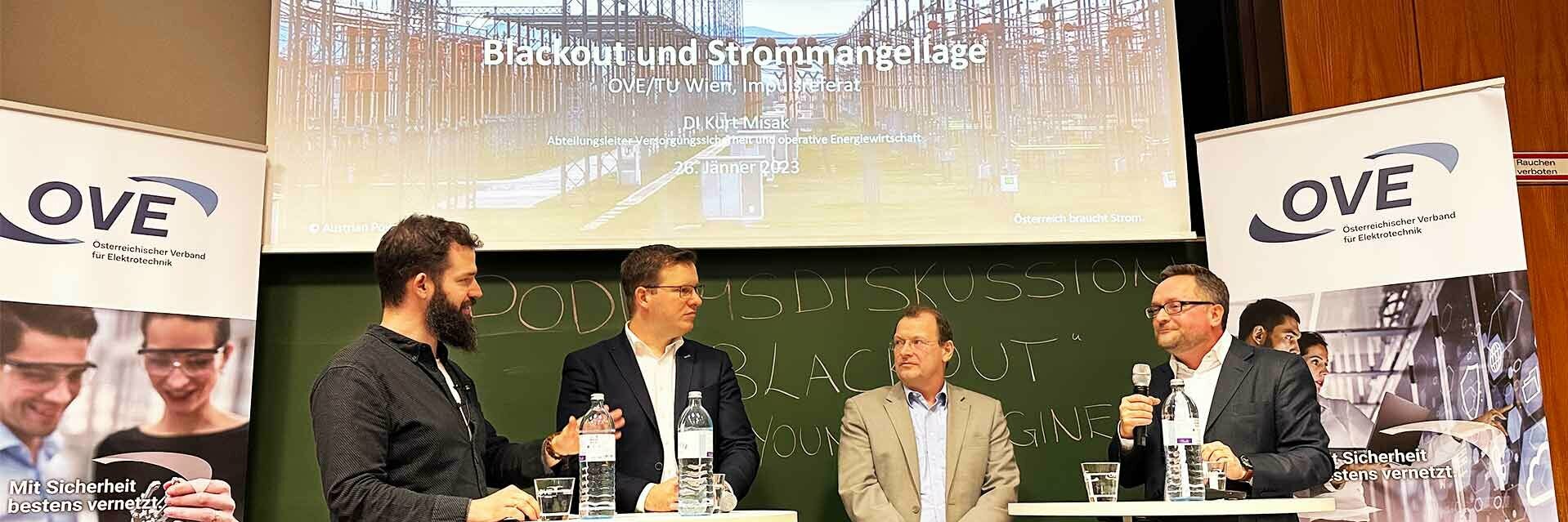 OVE Young Engineers Podiumsdiskussion Blackout