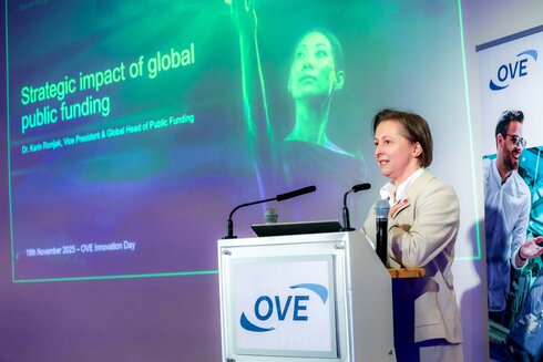 Vorsitzende spricht über den strategischen Einfluss globaler öffentlicher Finanzierung.