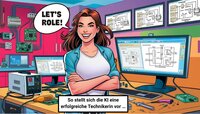 Sujet des Girls TECH UP Role Model Awards 2025, KI generiert