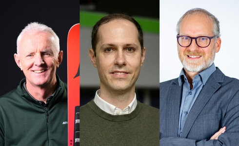 Porträtfotos Felix Strohmeier, Helmut Holzer und Paul Stollberger