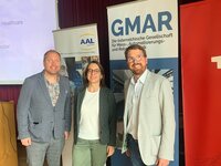 Gruppenbild, Alexander Numrich, Martina Kohlhuber und Martin Morandell