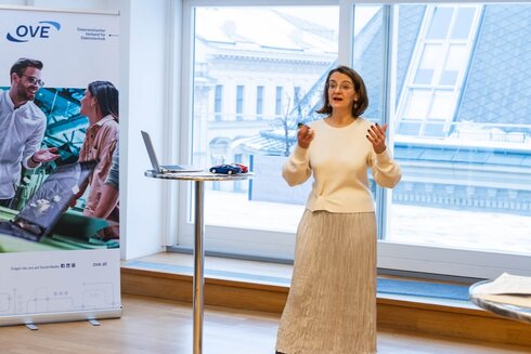 Vortragende in Aktion