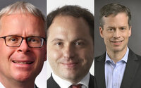 Porträtfotos Dominik Rohrmus, Roland Sommer und Klaus Ottradovetz