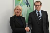GMAR-Präsidentin Ulrike Haslauer und OVE-Generalsekretär Peter Reichel
