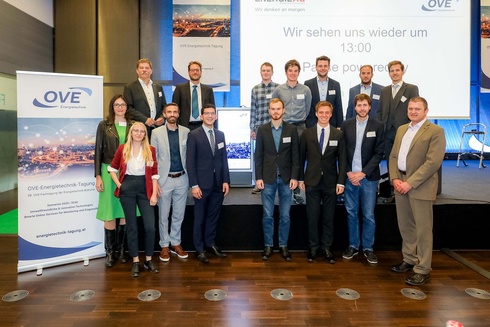 Gruppenfoto von Teilnehmern der OVE Energietechnik Tagung.