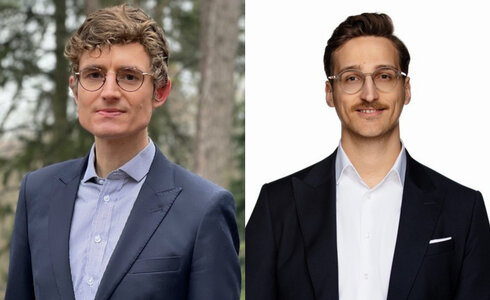 Porträtfotos Philipp Homar und Lukas Moormann
