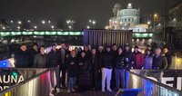 Weihnachtsfeier der OVE Young Engineers Wien am Badeschiff