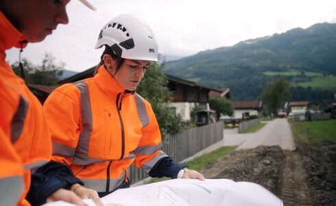 Christina Unterweißacher bei der Arbeit