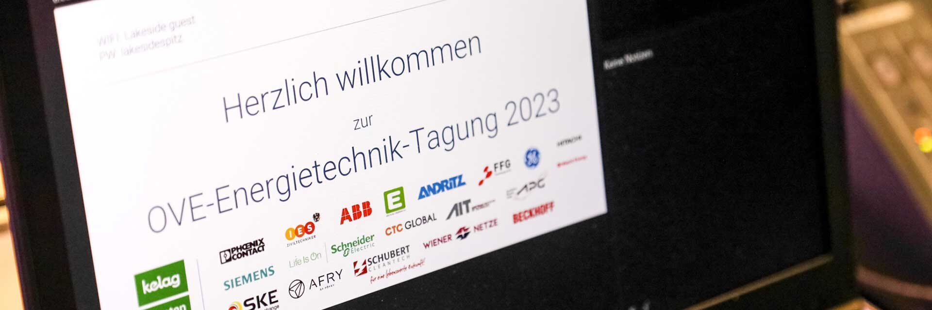 OVE Energietechnik-Tagung 2023 in Klagenfurt Live-Übertragung