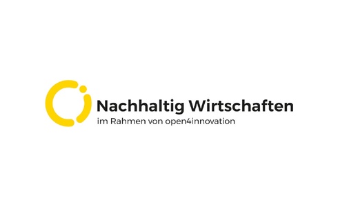 Logo von "Nachhaltig Wirtschaften" im Rahmen von open4innovation.