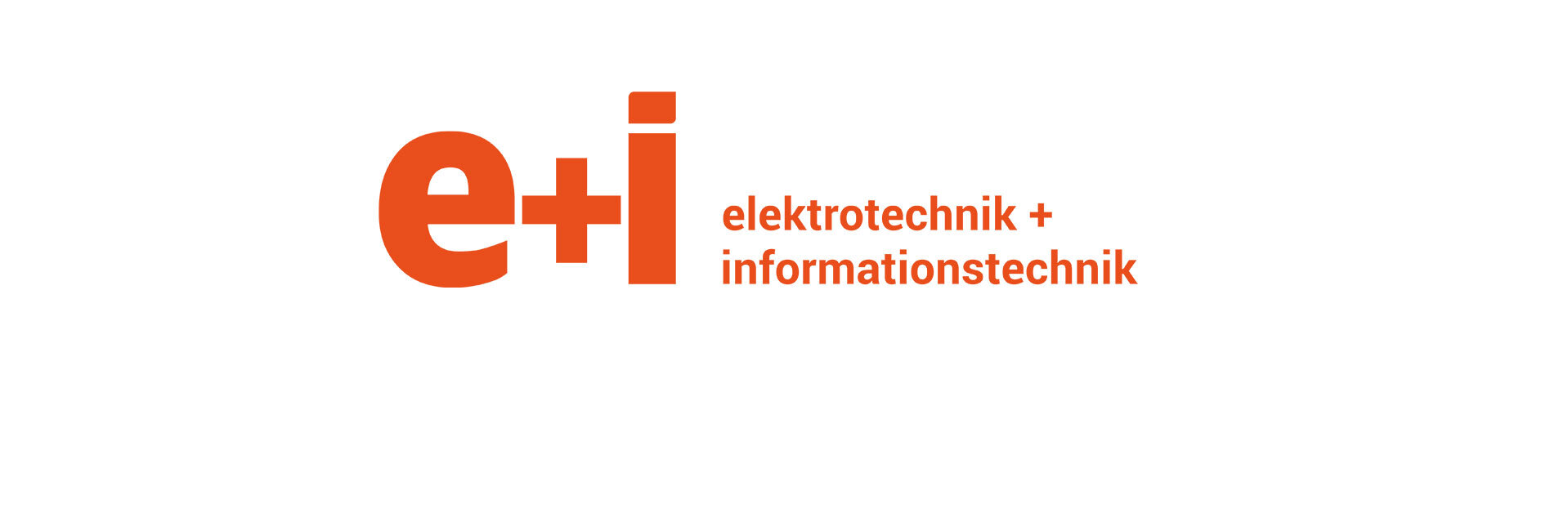 Logo von e+i: Elektrotechnik und Informationstechnik.