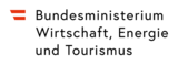 Logo des Unternehmens mit stilisierten Balken und Schriftzug.
