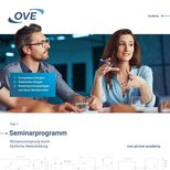 Seminarprogramm zur fachlichen Weiterbildung in erneuerbaren Energien und elektrischen Anlagen.