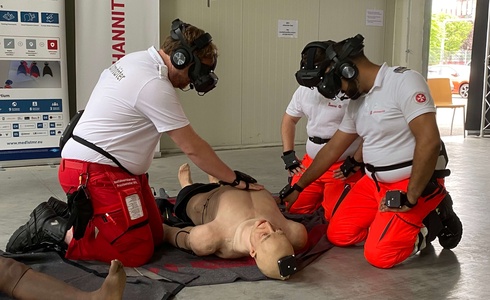 Praxistests für MR-Trainingssystem MED1stMR