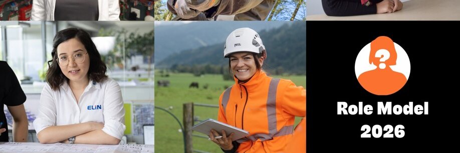 Sechs Frauen als Vorbilder in verschiedenen Berufen für 2026.