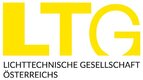 Logo der Lichttechnischen Gesellschaft Österreichs (LTG) in Gelb und Schwarz.