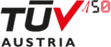 Logo von TÜV Austria, feiert 150 Jahre Jubiläum.